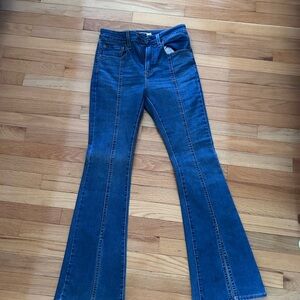 Women's Blue Flared Jeans